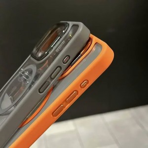 کاور  مدل Bracket مناسب برای گوشی موبایل اپل iPhone 16 Pro Max به همراه محافظ لنز