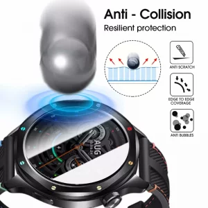 محافظ صفحه نمایش شیشه ای مدل GW مناسب برای ساعت هوشمند شیائومی S4