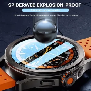 محافظ صفحه نمایش شیشه ای مدل GW مناسب برای ساعت هوشمند شیائومی S4