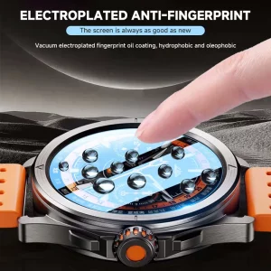 محافظ صفحه نمایش شیشه ای مدل GW مناسب برای ساعت هوشمند شیائومی S4