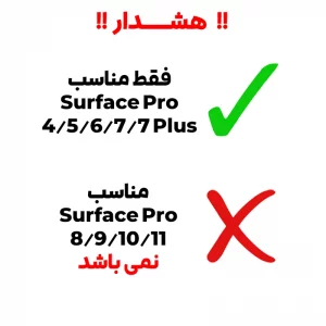 محافظ صفحه نمایش شیشه ای مدل TabG مناسب برای تبلت مایکروسافت Surface Pro 4/5/6/7/7 Plus