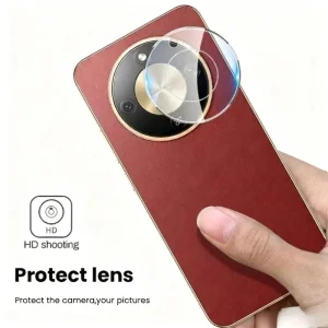 محافظ لنز دوربین شیشه‌ای مدل GL مناسب برای گوشی موبایل آنر Honor X9d