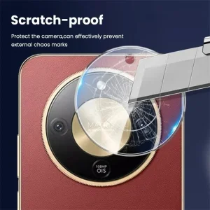 محافظ لنز دوربین شیشه‌ای مدل GL مناسب برای گوشی موبایل آنر Honor X9d