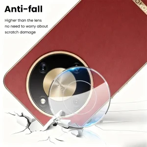 محافظ لنز دوربین شیشه‌ای مدل GL مناسب برای گوشی موبایل آنر Honor X9d