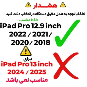 محافظ صفحه نمایش شیشه ای مدل TabG Frame مناسب برای تبلت اپل iPad Pro 12.9 inch 2022 / 2021