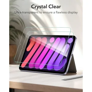 محافظ صفحه نمایش شیشه ای مدل TabG Frame مناسب برای تبلت اپل iPad Mini 7 / iPad Mini 6