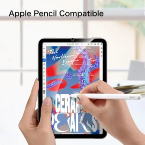 محافظ صفحه نمایش شیشه ای مدل TabG Frame مناسب برای تبلت اپل iPad Mini 7 / iPad Mini 6