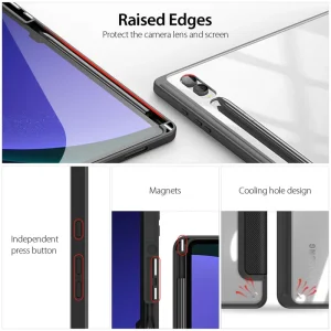 کیف کلاسوری مدل Toby مناسب برای تبلت سامسونگTab  S10 Ultra / S9 Ultra / S8 Ultra