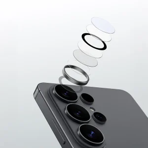 محافظ لنز دوربین مدل رینگی مناسب برای گوشی موبایل سامسونگ Galaxy S26 Ultra