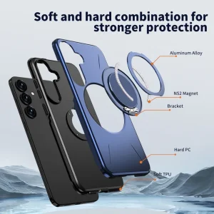 کاور مدل RingStand مناسب برای گوشی موبایل سامسونگ Galaxy S25 FE