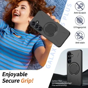 کاور مدل RingStand مناسب برای گوشی موبایل سامسونگ Galaxy S25 FE