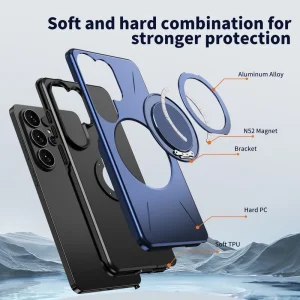 کاور مدل RingStand مناسب برای گوشی موبایل سامسونگ Galaxy S26 Ultra