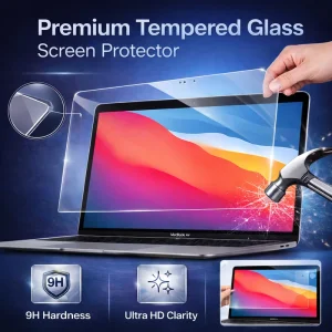 محافظ صفحه نمایش شیشه ای مدل TabG مناسب برای لپ تاپ اپل MacBook Air 13.3 inch M1 / MacBook Pro 13.3 inch M1 M2