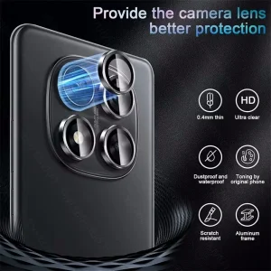 محافظ لنز دوربین مدل رینگی مناسب برای گوشی موبایل شیائومی Redmi Note 15 Pro / Note 15 Pro Plus