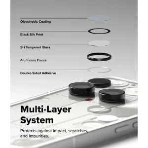 محافظ لنز دوربین شیشه‌ای مدل رینگی مناسب برای گوشی موبایل ناتینگ فون 3