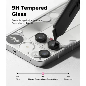 محافظ لنز دوربین شیشه‌ای مدل رینگی مناسب برای گوشی موبایل ناتینگ فون 3