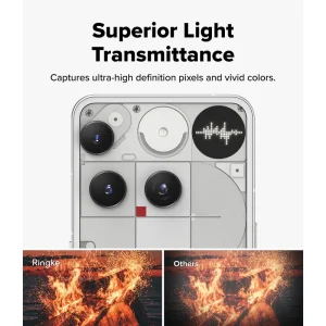 محافظ لنز دوربین شیشه‌ای مدل رینگی مناسب برای گوشی موبایل ناتینگ فون 3