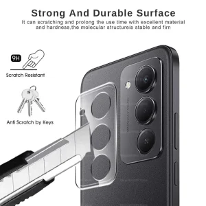 محافظ لنز دوربین شیشه‌ای مدل GL مناسب برای گوشی موبایل شیائومی Redmi 15