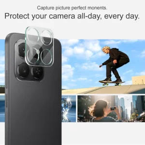 محافظ لنز دوربین شیشه‌ای مدل GL مناسب برای گوشی موبایل آنر X7d