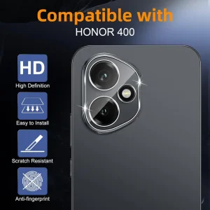 محافظ لنز دوربین شیشه‌ای مدل GL مناسب برای گوشی موبایل آنر 400