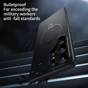 کاور مدل Carbon Stand مناسب برای گوشی موبایل سامسونگ Galaxy S26 Ultra