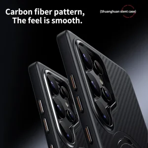 کاور مدل Carbon Stand مناسب برای گوشی موبایل سامسونگ Galaxy S26 Ultra
