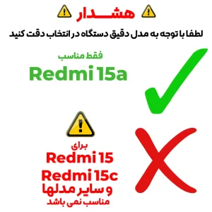 محافظ لنز دوربین مدل Blk مناسب برای گوشی موبایل شیائومی Redmi 15a