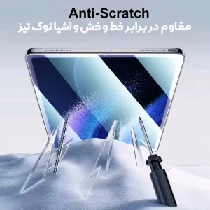 محافظ صفحه نمایش شیشه ای مدل TabG Frame مناسب برای تبلت شیائومی Poco Pad M1 / Redmi Pad 2 Pro 12.1 inch
