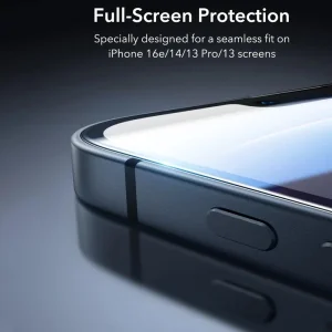 محافظ صفحه نمایش مدل FIP مناسب برای گوشی موبایل اپل iPhone 17e / 16e