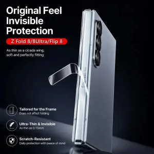 محافظ صفحه نمایش مدل Hydrogel مناسب برای گوشی موبایل سامسونگ Galaxy Z Fold 8 Ultra به همراه محافظ پشت گوشی