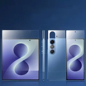 محافظ صفحه نمایش مدل Hydrogel مناسب برای گوشی موبایل سامسونگ Galaxy Z Fold 8 Ultra به همراه محافظ پشت گوشی