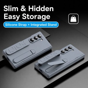نمای باریک بند سیلیکونی و پایه یکپارچه کاور Z Fold 8 Ultra