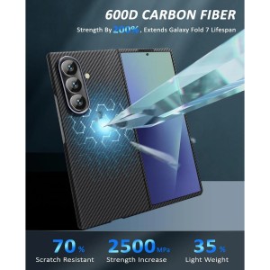 کاور Carbon Shield سامسونگ Galaxy Z Fold 8 Ultra