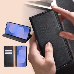 حالت استند و جای کارت کیف مشکی Poco X8 Pro