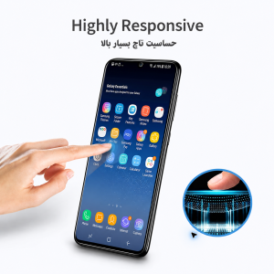 حساسیت لمس بالای گلس Galaxy A08