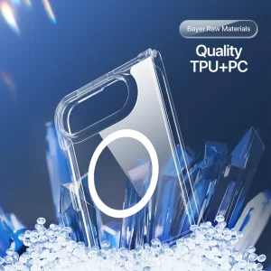 ترکیب TPU و PC در ساختار قاب شفاف Clin آیفون Duo