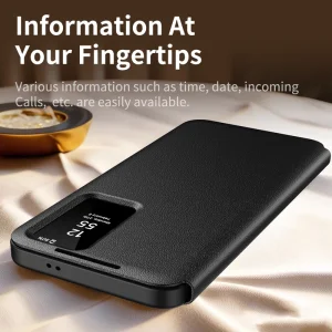 نمایش اطلاعات در پنجره درب کیف Flip ic سامسونگ Galaxy S26 FE