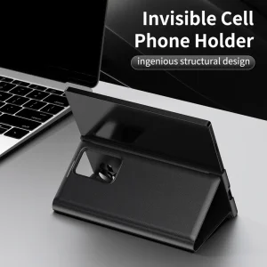 استند داخلی کیف Flip ic برای قرارگیری گلکسی Z Fold 8 Ultra روی میز