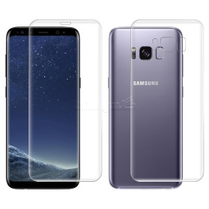 گلس هیدروژلی شفاف سامسونگ S8 به همراه محافظ پشت