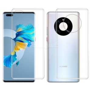 گلس هیدروژلی شفاف هواوی Mate 40 Pro به همراه محافظ پشت