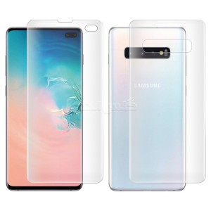گلس هیدروژلی مات سامسونگ S10 Plus به همراه محافظ پشت