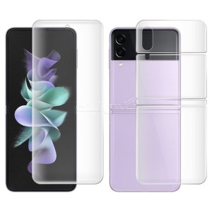 گلس هیدروژلی مات سامسونگ Z Flip 3 به همراه محافظ پشت