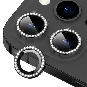محافظ لنز مدل رینگی نگین دار اپل iPhone 14 Pro/Pro Max