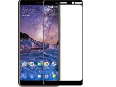 گلس فول نوکیا 7 plus مشکی