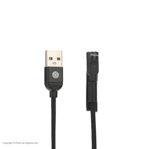 کابل تبدیل مغناطیسی USB به USB-C/لایتنینگ پرووان مدل PCC260 طول 1 متر
