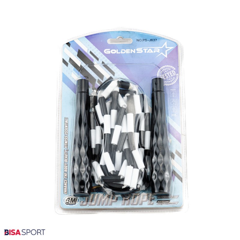 طناب ورزشی مهره ای گلدن استار مدل PS-J637