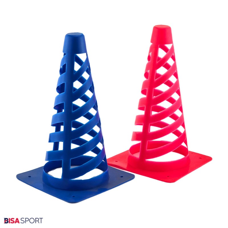 مانع تمرین مخروطی شیاردار مدل 30 سانتی بسته 6 عددی