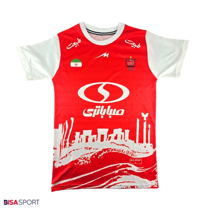 ست پیراهن و شورت پرسپولیس طرح صبا باتری پسرانه