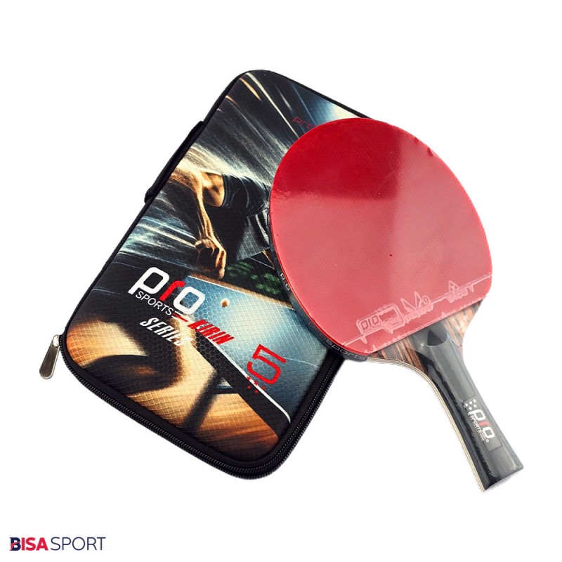 راکت پینگ پنگ پرو اسپرتز کیف‌ دار مدل 5 STARS
