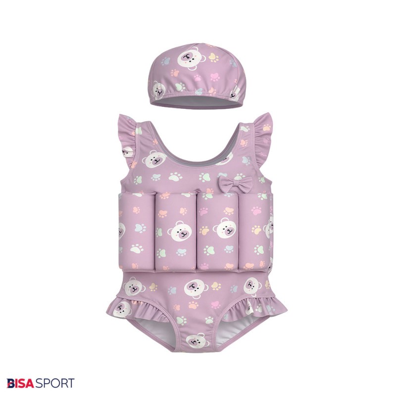 مایو شناور اسفنج دار بچگانه طرح خرسی